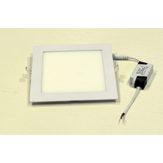 LED Einbauleuchte, 12 W, 1000 Lumen, Warmwei, 170x170mm