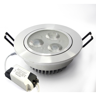 LED Einbauleuchte, 3 W, 250 Lumen, Warmwei, Rund, D 85mm