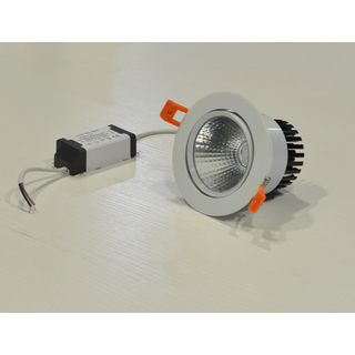 LED Einbauleuchte, 3 W, 300 Lumen, Warmwei, Rund, D 70mm, wei