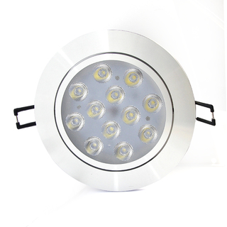 LED Einbauleuchte, 12 W, 1100 Lumen, Warmweiß, Rund, D 137mm